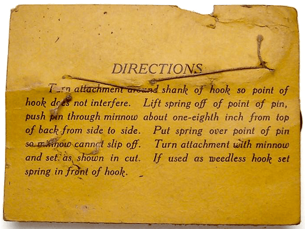 19b. The Eckardt Minnow Life Preserving and Weedless Hook, Thom Nefos
